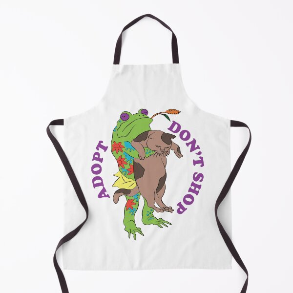 Item preview, Frog Adopting Cat designed and sold by chillaxcats.