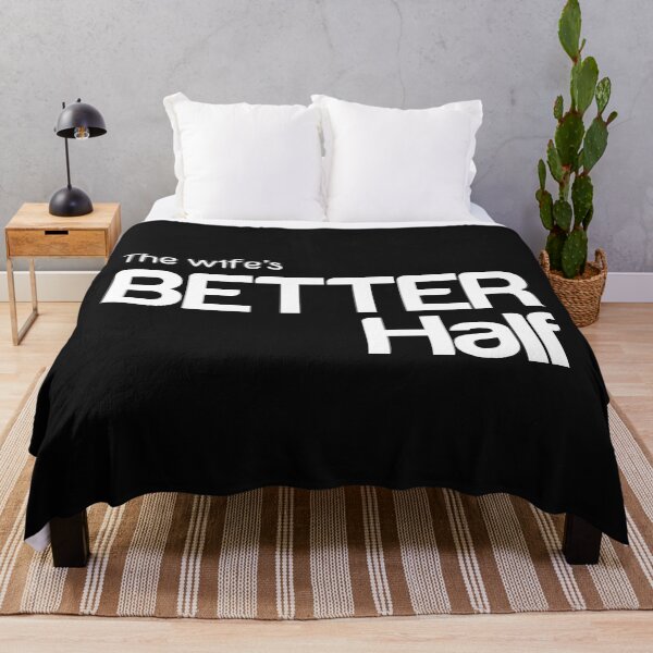 Item preview, The Wife's Better Half - Gift for spouse: Husband - White designed and sold by pixelspantry.