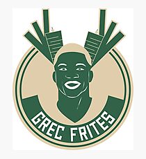 Giannis Antetokounmpo: Greek Freak or Greek Fries? Photographic Print