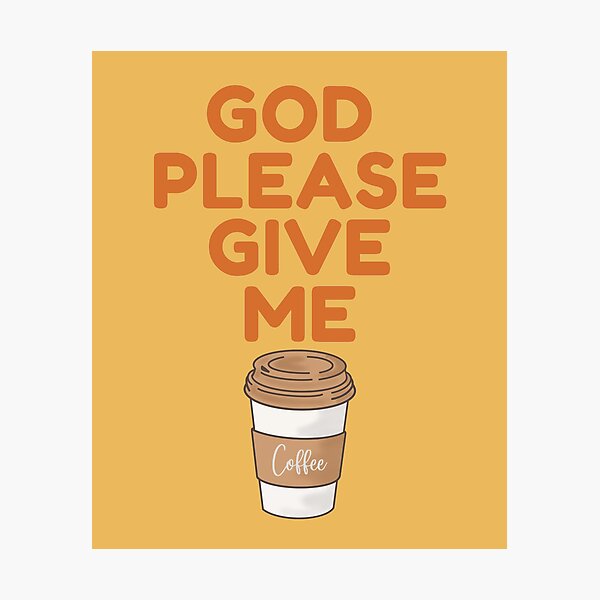 Item preview, Coffee give me power designed and sold by StephandBatory.