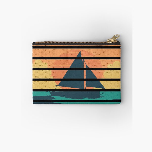 Item preview, Sailing Sunset Art Cute Sailing Retro Vintage Boat Sail Saling Lover  designed and sold by Thecitiesstore.