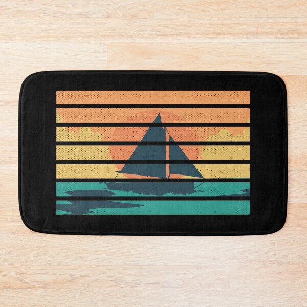 Item preview, Sailing Sunset Art Cute Sailing Retro Vintage Boat Sail Saling Lover  designed and sold by Thecitiesstore.