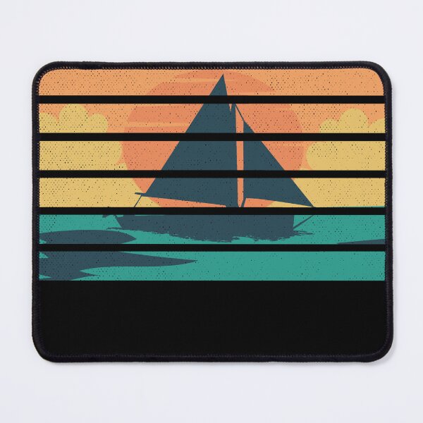 Item preview, Sailing Sunset Art Cute Sailing Retro Vintage Boat Sail Saling Lover designed and sold by Thecitiesstore.