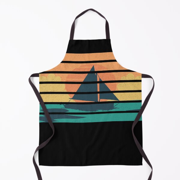 Item preview, Sailing Sunset Art Cute Sailing Retro Vintage Boat Sail Saling Lover designed and sold by Thecitiesstore.