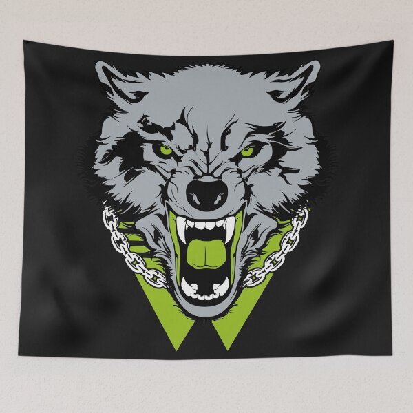Item preview, Wolf ripping 2023 gift ideas & wolf gifts near me designed and sold by Desibeau.
