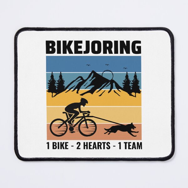 Item preview, Bikejoring DogScooting Dog Sport Bike Bicycle Ride designed and sold by CuteDesigns1.
