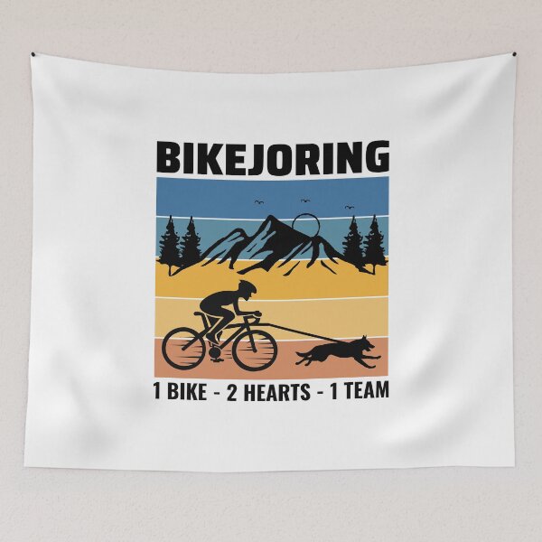 Item preview, Bikejoring DogScooting Dog Sport Bike Bicycle Ride designed and sold by CuteDesigns1.