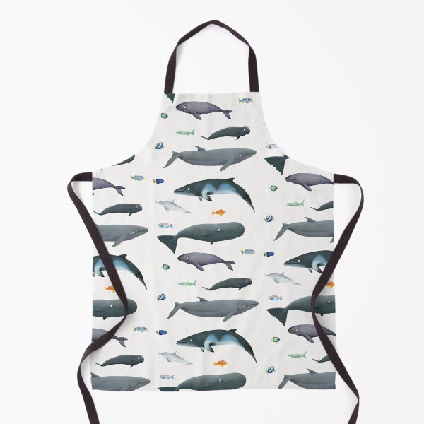 Item preview, Pattern with whales and fishes / underwater world designed and sold by Corinna Arauner.