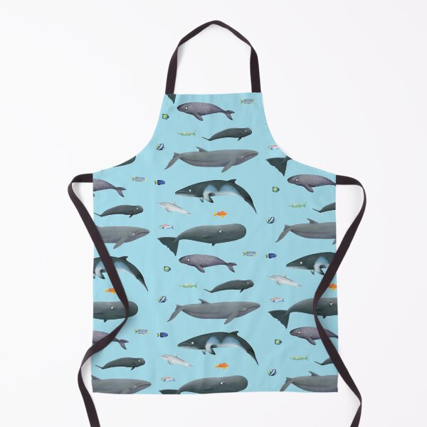 Item preview, Pattern with whales and fishes / underwater world designed and sold by Corinna Arauner.