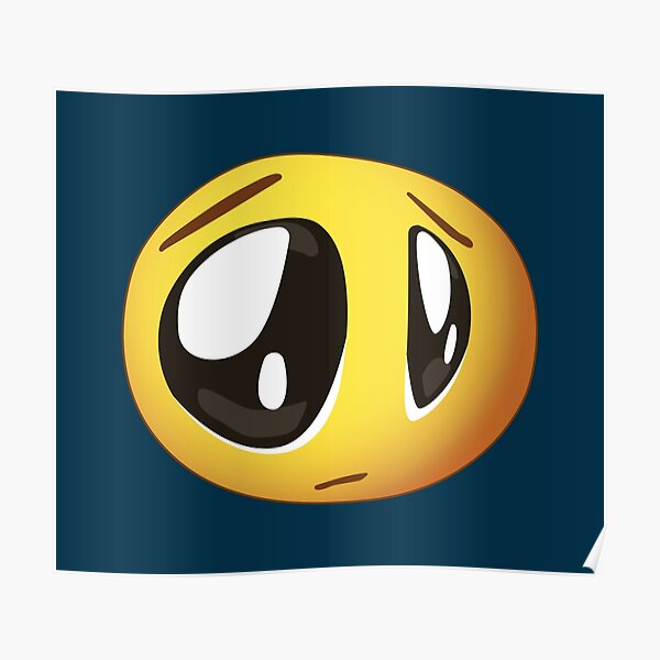 "Big Eyes Distorted Expression ;(" Poster for Sale by Rzera Redbubble