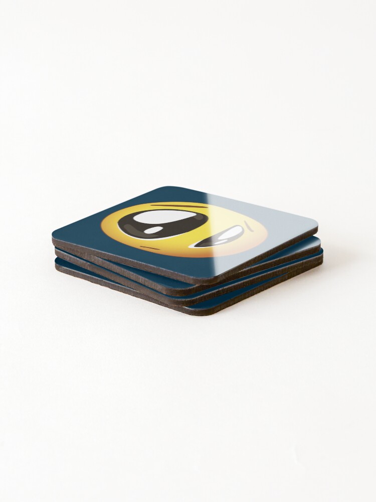 Thumbnail 4 of 5, Coasters (Set of 4), Big Eyes Distorted Expression ;( designed and sold by Rzera-.