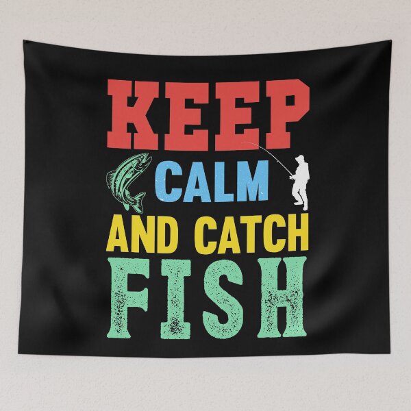 Item preview, Keep calm and catch Fish designed and sold by FASHIONGALLERIA.
