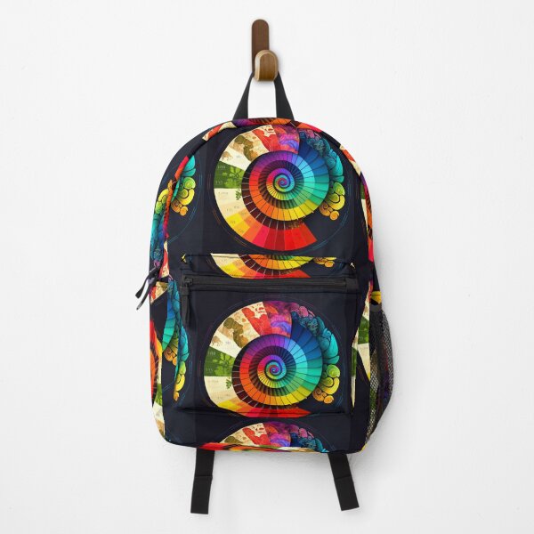 Item preview, Fibonacci Style Spiral Infographic Colourful Abstract designed and sold by RAGANADesign.