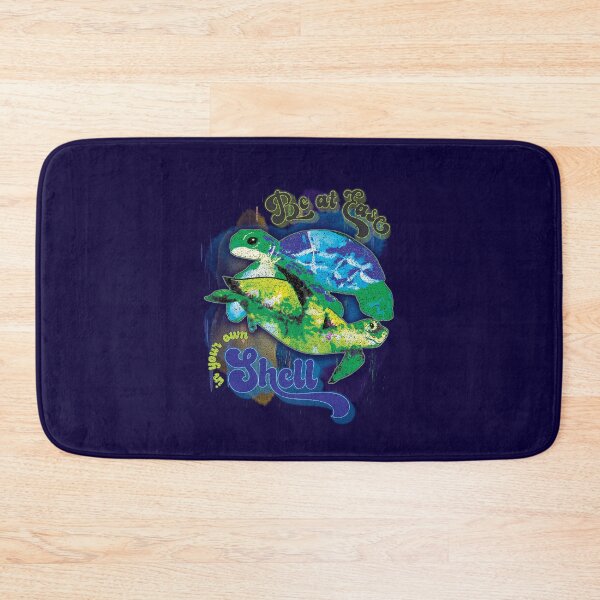 Item preview, Be at Ease in Your Own Shell Undersea Watercolor Turtle Art Pun designed and sold by CRHPOD20.