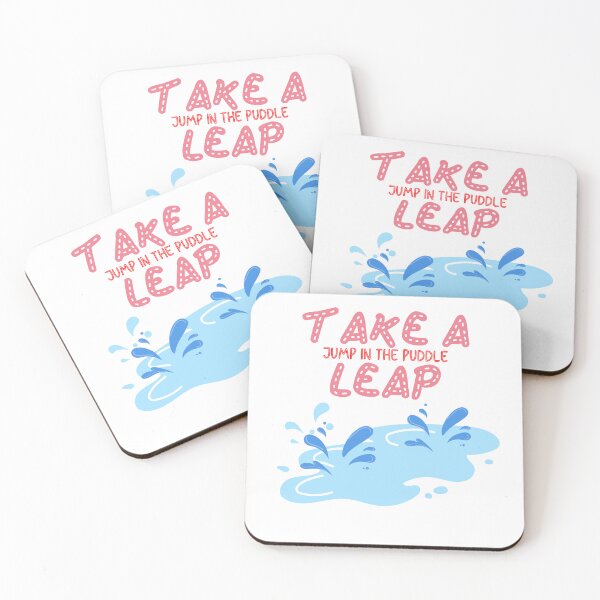 Item preview, Take A Leap Jump In The Puddle | Motivational, Inspirational, Taking Chances, Self Love designed and sold by MsKittyStickers.
