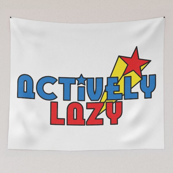 Item preview, Actively Lazy designed and sold by Cavemen.