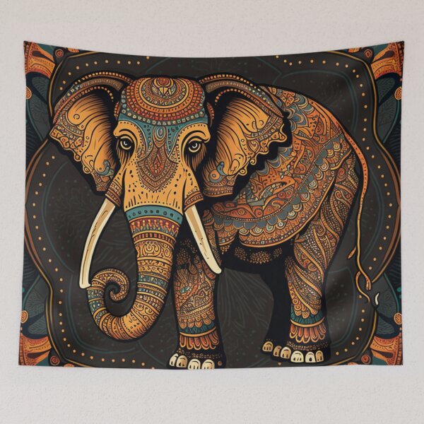 Item preview, Indian Elephant designed and sold by PixelPerfectCo.