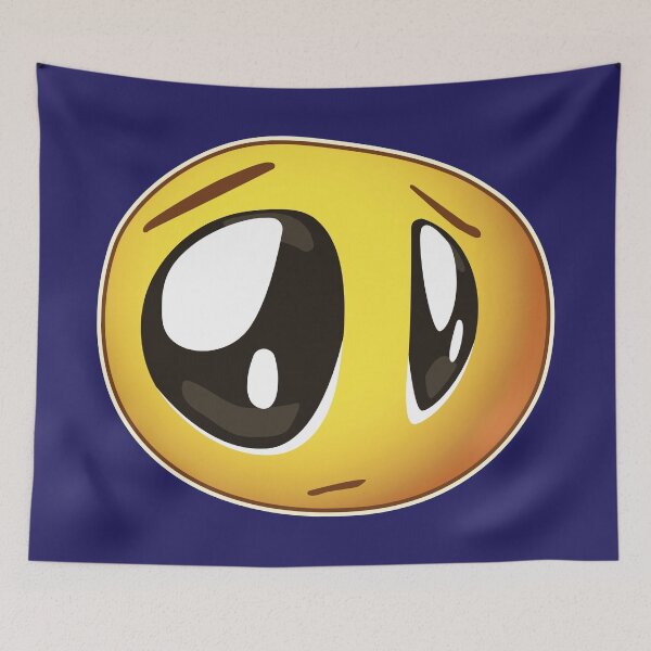 Item preview, Sad eyes expression yellow face meme ;( designed and sold by Rzera-.