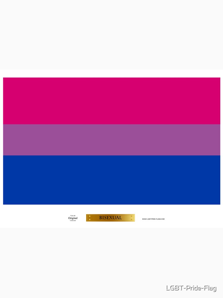 Thumbnail 5 of 5, Long T-Shirt, Bisexual LGBT Pride Flag designed and sold by LGBT-Pride-Flag.