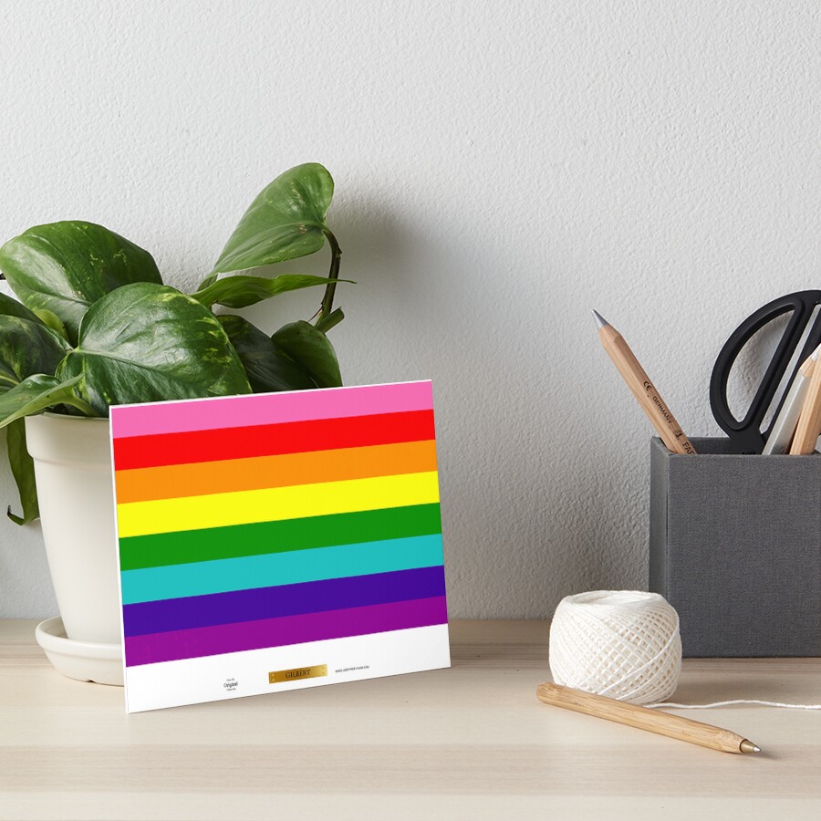 Item preview, Art Board Print designed and sold by LGBT-Pride-Flag.