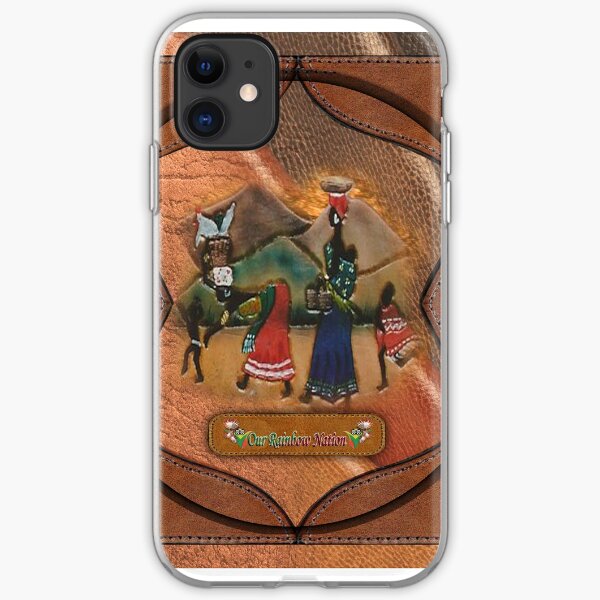 African Art & Leather crafts iPhone Soft Case