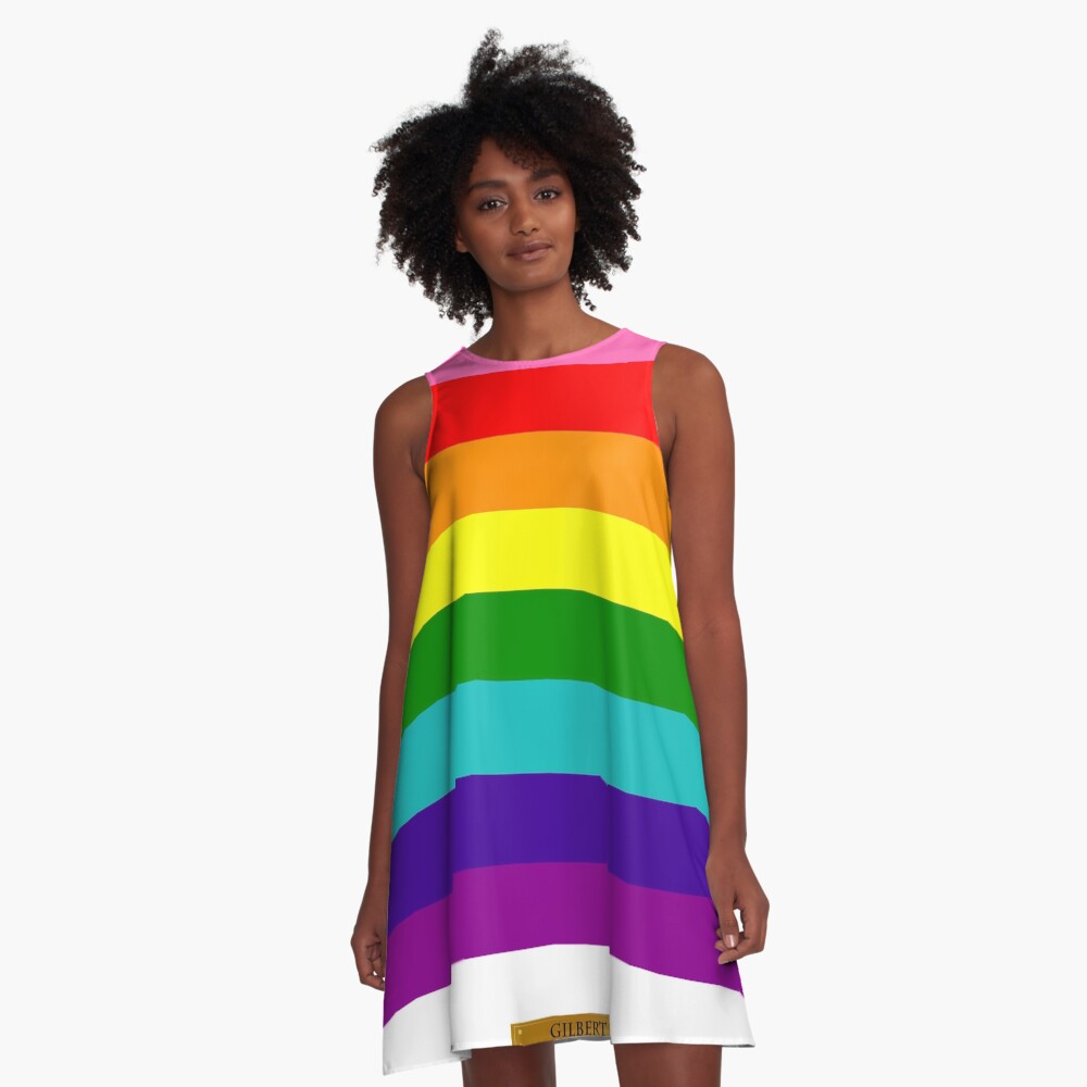 Item preview, A-Line Dress designed and sold by LGBT-Pride-Flag.