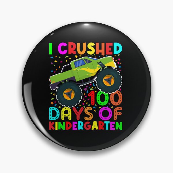 Item preview, I Crushed 100 Days Of Kindergarten Monster Truck Boys Happy designed and sold by Cherry-Lemontie.