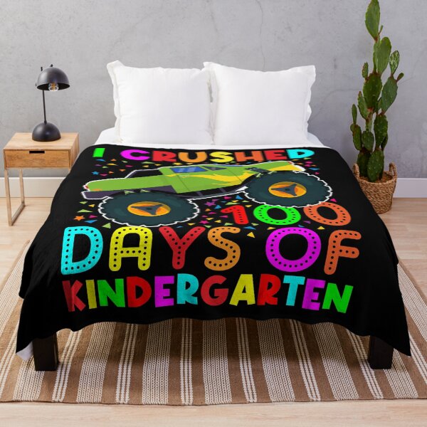 Item preview, I Crushed 100 Days Of Kindergarten Monster Truck Boys Happy designed and sold by Cherry-Lemontie.