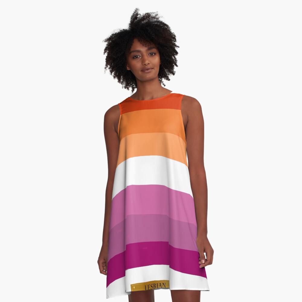 Item preview, A-Line Dress designed and sold by LGBT-Pride-Flag.