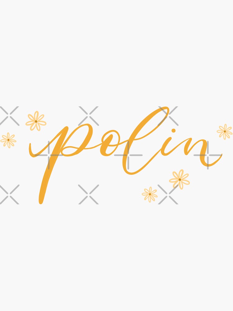 Aperçu 3 sur 3. Sticker avec l'œuvre Polin créée et vendue par cranberryrose22.