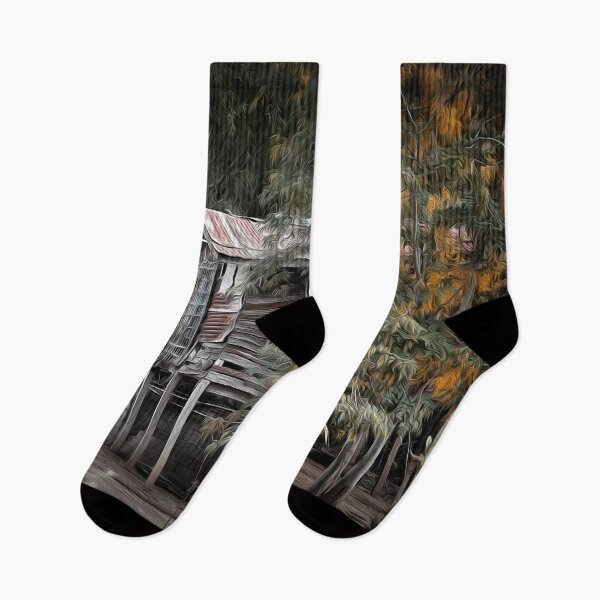 Item preview, Old House Hidden in the Trees designed and sold by Huskyyy Designs.
