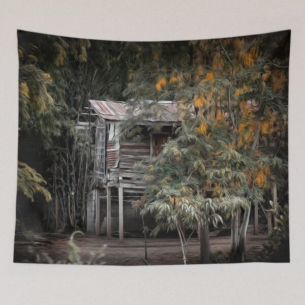 Item preview, Old House Hidden in the Trees designed and sold by Huskyyy Designs.