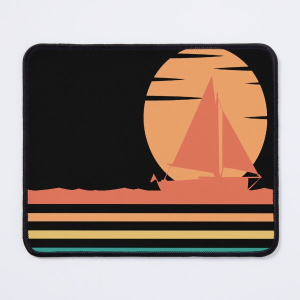 Item preview, Sailboat Sunset Cute Sailing Retro Vintage For Sailboat Sail Lovers designed and sold by Thecitiesstore.