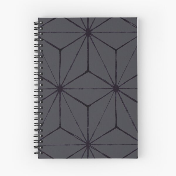 Item preview, Slate Grey 3D Illusion Minimalist Large Pattern Geometric Shaped Cube Stars Design designed and sold by kattakitty.