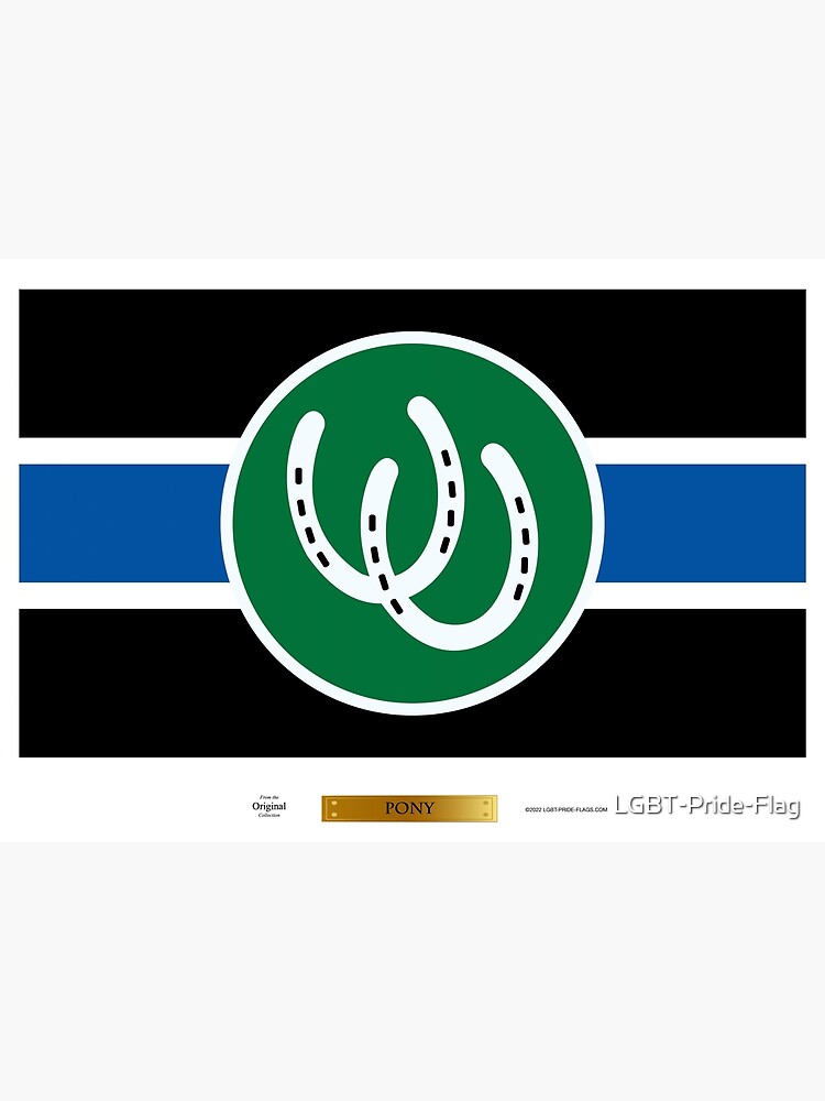 Thumbnail 3 of 3, Art Print, Pony LGBT Pride Flag designed and sold by LGBT-Pride-Flag.