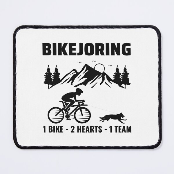 Item preview, Bikejoring DogScooting Dog Sport Bike Bicycle Ride designed and sold by CuteDesigns1.