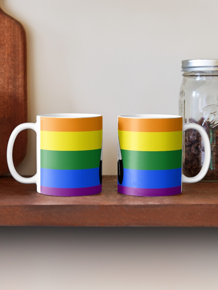 Thumbnail 2 of 6, Coffee Mug, Two Spirited LGBT Pride Flag designed and sold by LGBT-Pride-Flag.