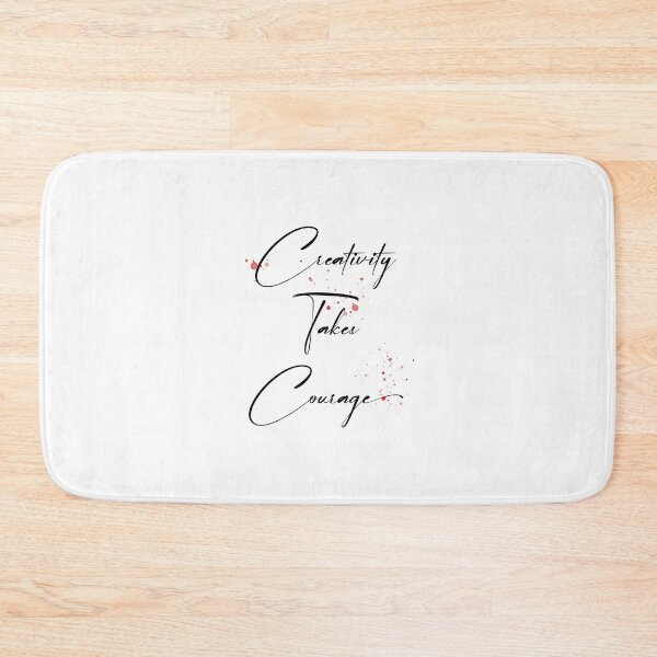 Item preview, Creativity takes courage. for creative people only designed and sold by GeoffBeattie.