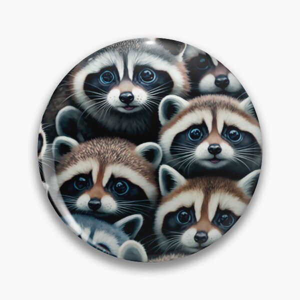 Item preview, Cheeky Racoon Collage, You Can Always Find Hope in a Racoon's Eyes designed and sold by Orianah.