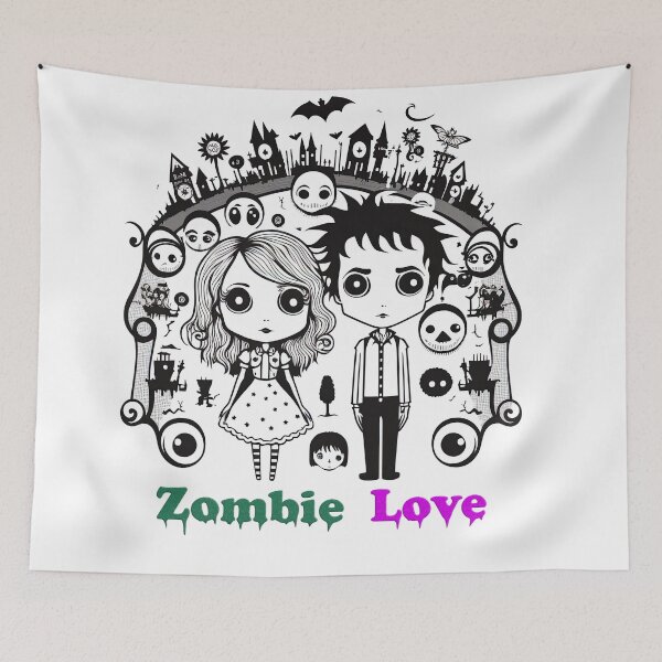 Item preview, Zombie Love Un regalo romántico para el amor nunca muere designed and sold by Delltaman.