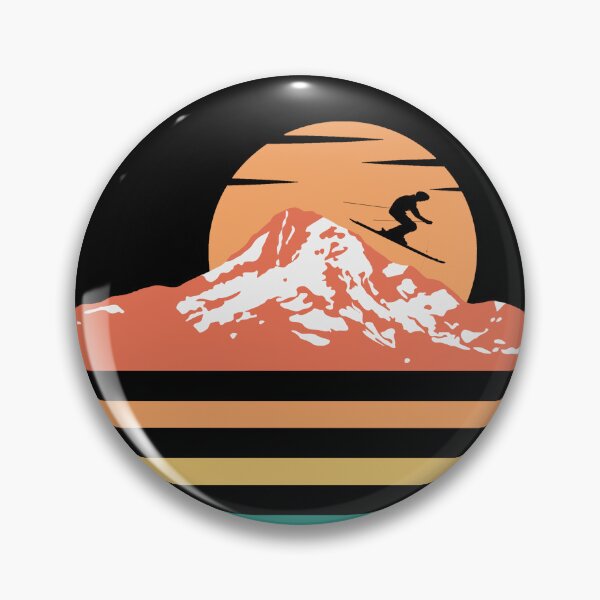 Item preview, Skiing Retro Vintage Art Cute Sking Design For Skier Snowboard Funny Skiing designed and sold by Thecitiesstore.