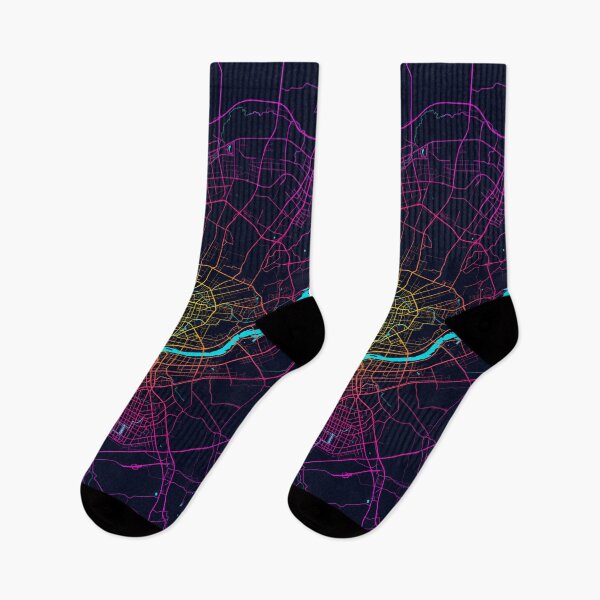 Item preview, Shenyang City Map of Liaoning, China - Neon designed and sold by deMAP.