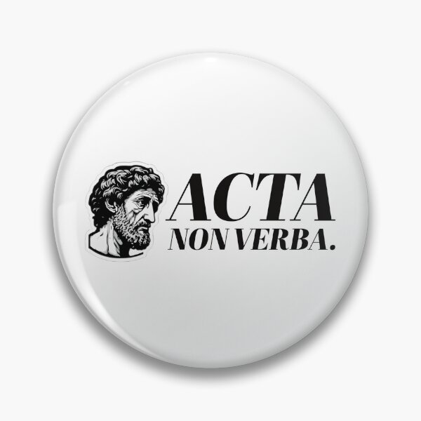 Item preview, Acta Non Verba - Classic, Latin, Philosophy Quotes  designed and sold by freshdesign2023.