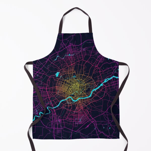 Item preview, Shenyang City Map of Liaoning, China - Neon designed and sold by deMAP.