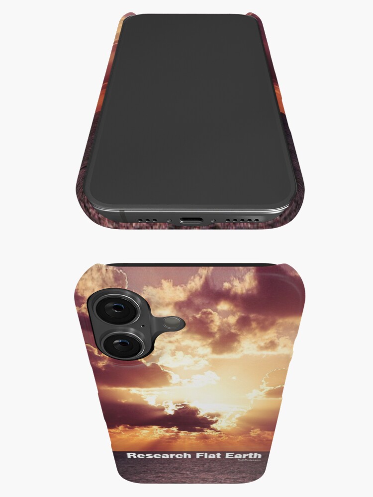 Thumbnail 3 of 4, iPhone Case, Research Flat Earth designed and sold by truthpirates.