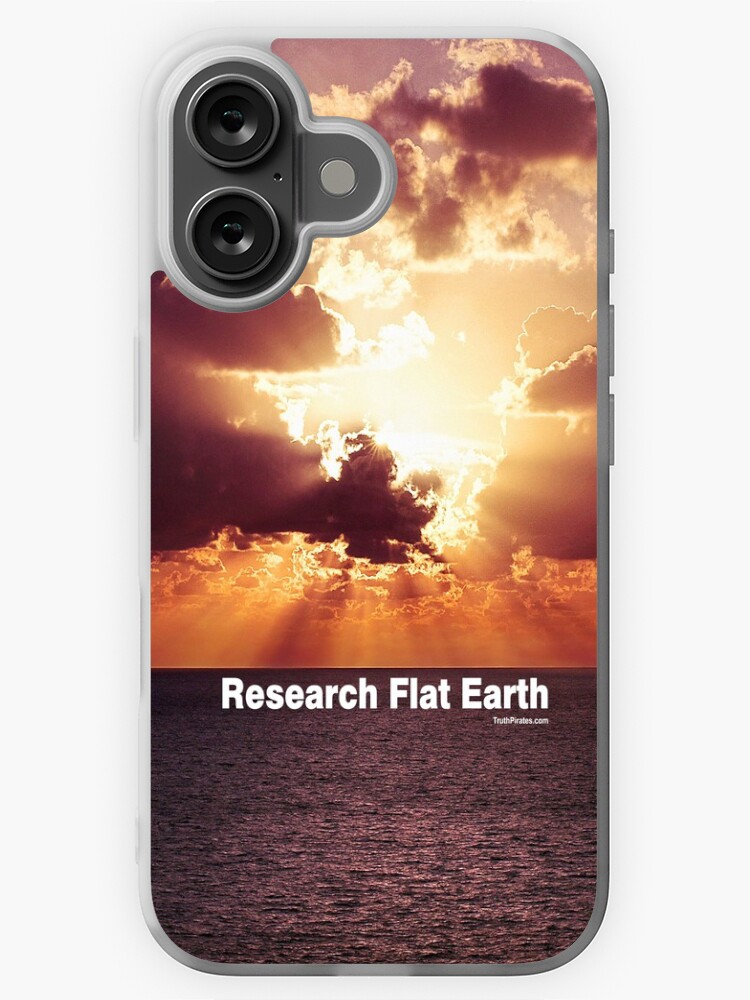 Thumbnail 1 of 5, iPhone Case, Research Flat Earth designed and sold by truthpirates.