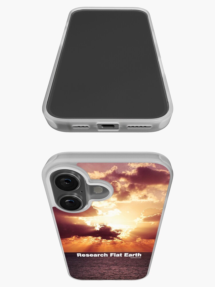 Thumbnail 3 of 5, iPhone Case, Research Flat Earth designed and sold by truthpirates.