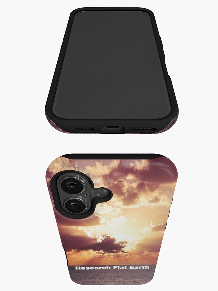 Thumbnail 3 of 4, iPhone Case, Research Flat Earth designed and sold by truthpirates.