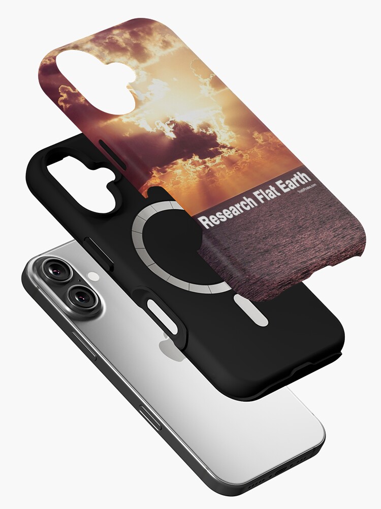Thumbnail 2 of 4, iPhone Case, Research Flat Earth designed and sold by truthpirates.