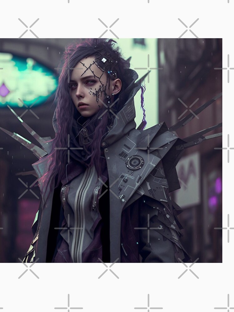 Thumbnail 7 of 7, Classic T-Shirt, Cyberpunk Night City Future Futuristic Life designed and sold by Bien Design.